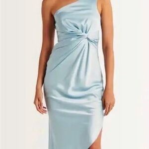 Abercrombie One-Shoulder Blue Dress